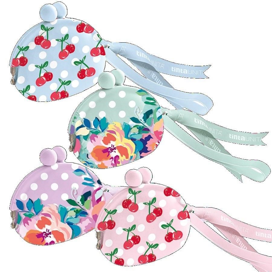 PORTAMONETE CLIC CLAC SILICONE STAMPATO TINTAUNITA VINTAGE