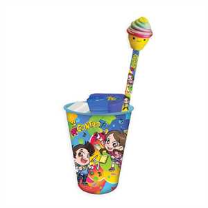 DESK GIFT SET-C/BICCHIERE/MATITA C/SQUISHY/TEMP/COLLA/GOMMA MCT2022