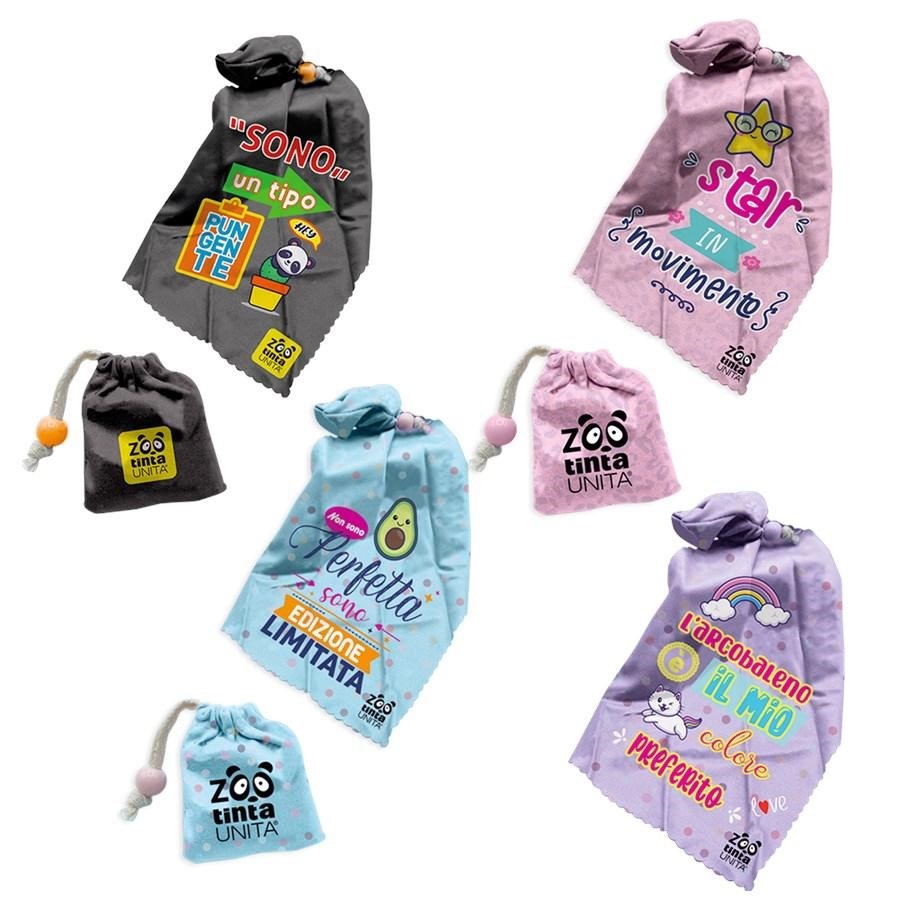 SACCHETTINO CM4,5X4,5 CON PULISCI SCHERMO TINTAUNITA ZOO 2023