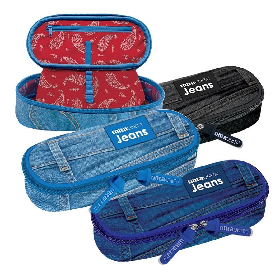 ASTUCCIO OVAL IN POLIESTERE 23X10X6CM TU JEANS 2023