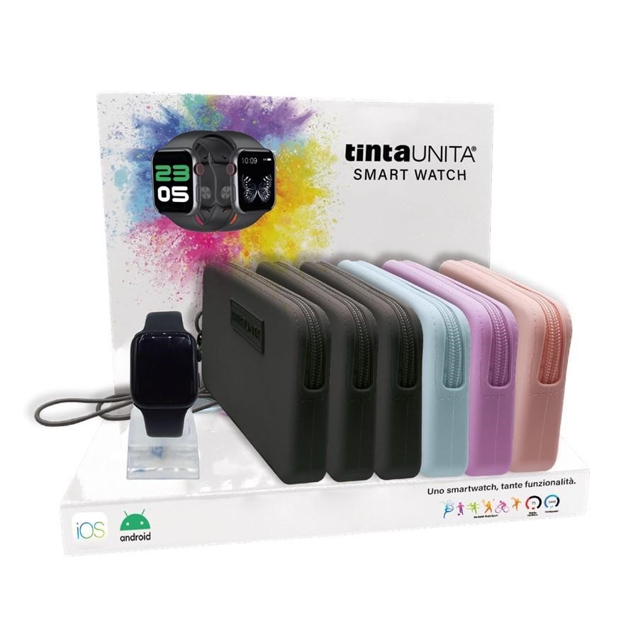 SMART WATCH NQ500 + POUCH SILICONE TINTA UNITA