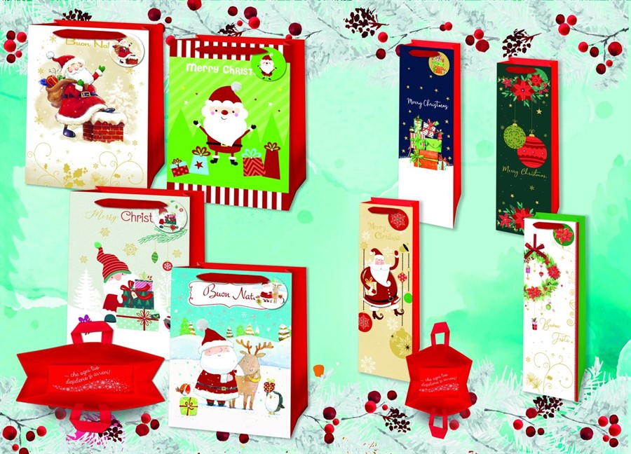 SHOPPER DE LUXE 210GR. 26X32X12 CON MESSAGGIO DEDICATO A TE