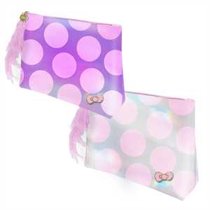 BUSTA C/SOFFIETTO PU IRIDESCENTE 20X14 C/FIOCCO TU HELLO KITTY 2024