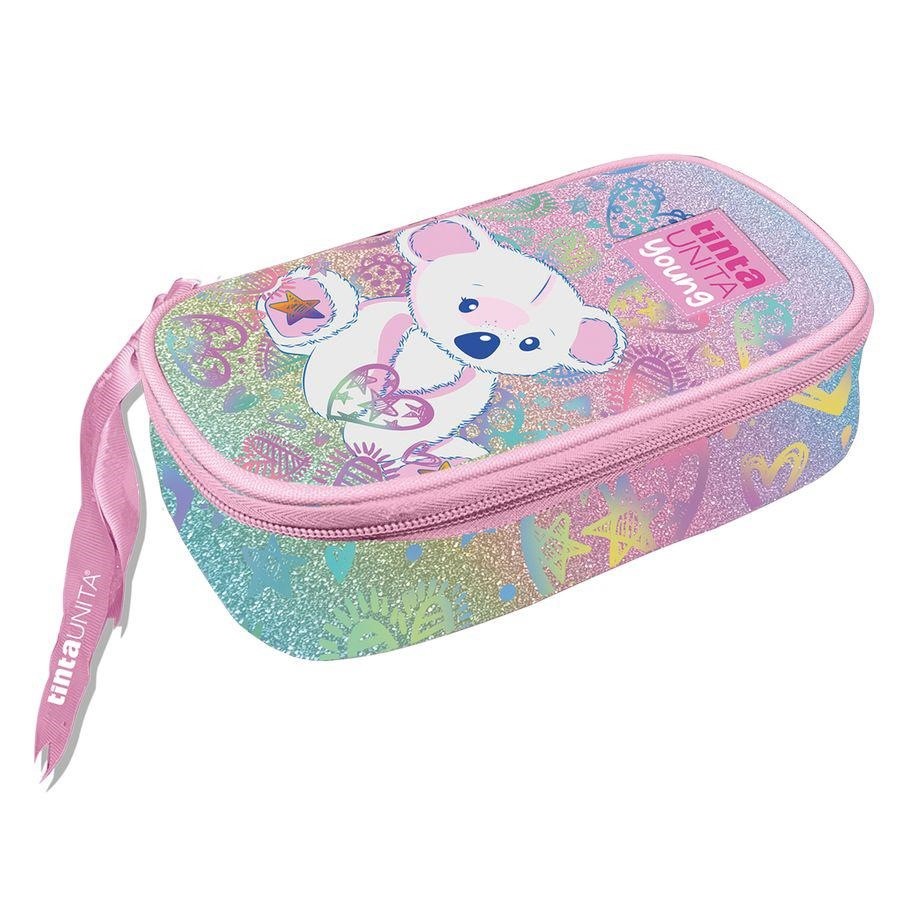 ASTUCCIO OVAL JUMBO GLITTER ROSA TINTAUNITA YOUNG GLAMOUR 2024