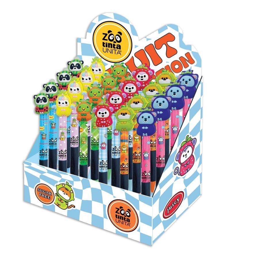 DISPLAY PENNE TWIST CANCELABILE INK BLU TINTAUNITA ZOO 2025