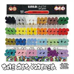 DISPLAY VUOTO IN ACRILICO CON 24 FORI PER MARKER TINTAUNITA 62692