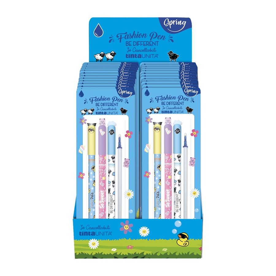 DISPLAY 12PZ-SET 3 CANCELLABILI+1 REFILL BLU-BE DIFFERENT SPRING '26