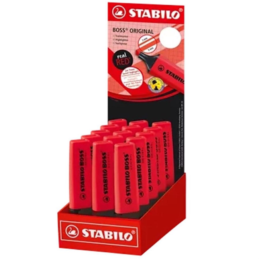 EXPO PZ.15 STABILO BOSS ORIGINAL ROSSO ROSSO