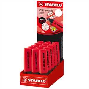 EXPO PZ.15 STABILO BOSS ORIGINAL ROSSO ROSSO