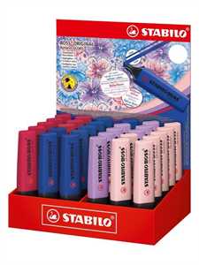 DISPLAY PZ.30 STABILO BOSS NATURE COLORS WILDFLOWER EDITION