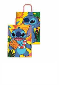 BORSA 36X12X46CM STITCH CON FONDO GIALLO WALT DISNEY