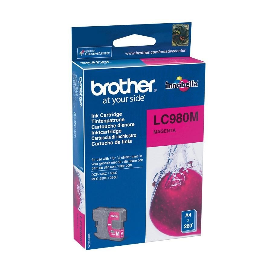 BROTHER Ink-Jet Magenta LC-980M     dcp-145/165/250/290