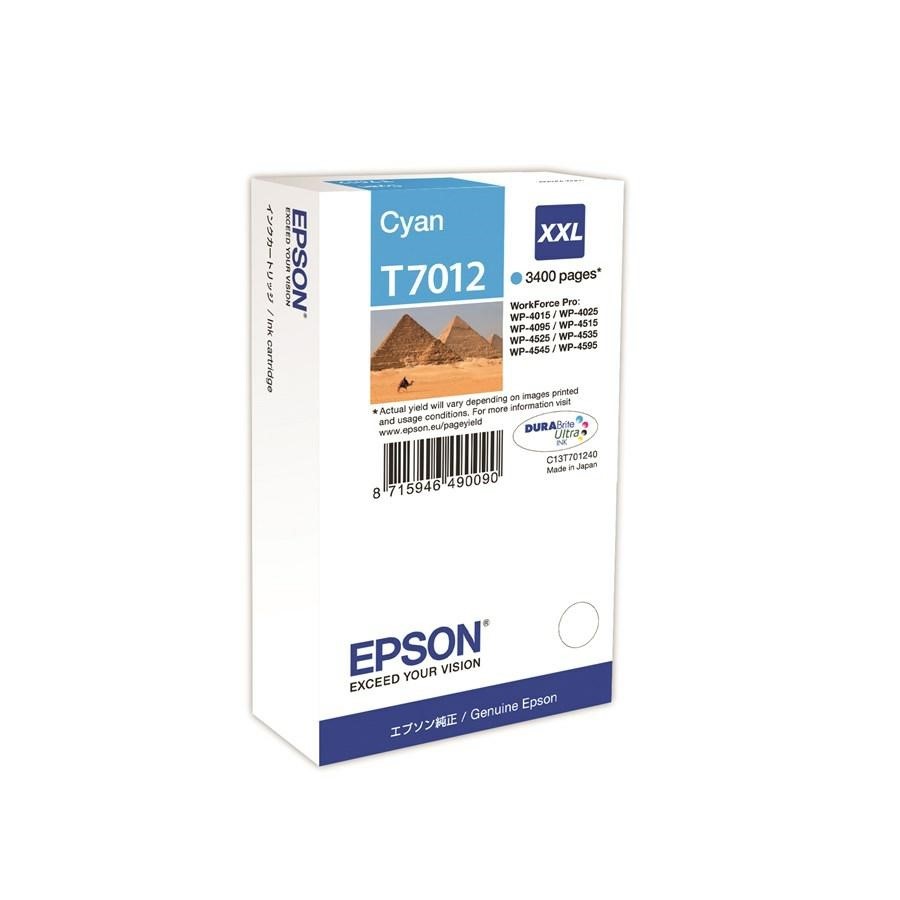 EPSON INK-JET WP-4015 CIANO*T7012XXL*WP-4595 T701240 pg3400