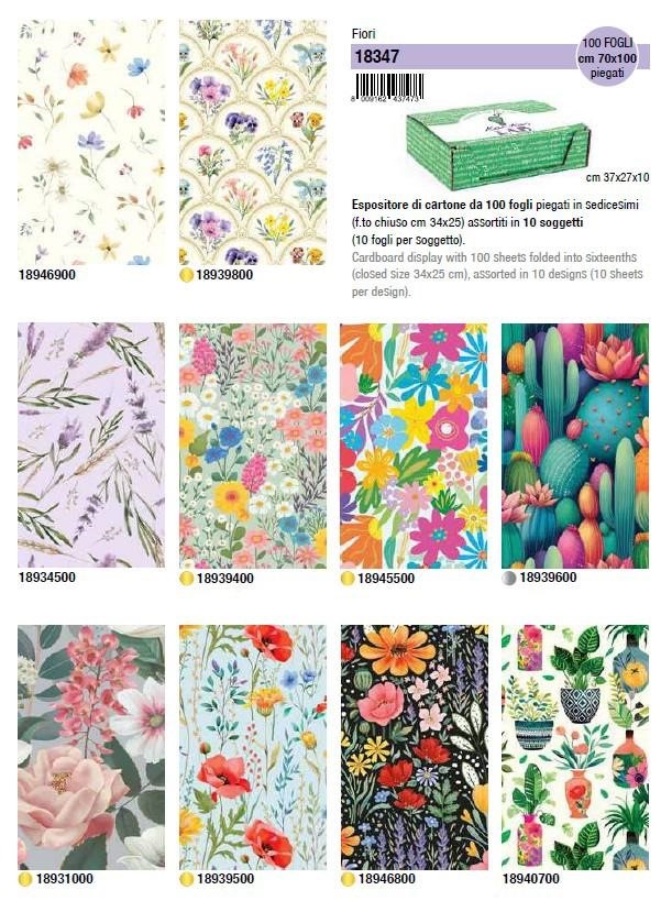 CARTA REGALO 100X70 100FF FIORI