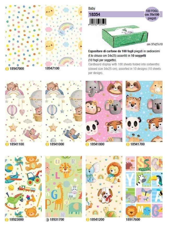 CARTA REGALO 100X70 100FF SOG.BABY