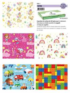 CARTA REGALO 100X140 KIDS 1 FF.50(5FFX10SOGG.)