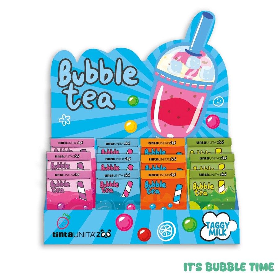 DISPLAY 12 PZ.TAGGY MILK TINTAUNITA ZOO BUBBLE TEA 2026