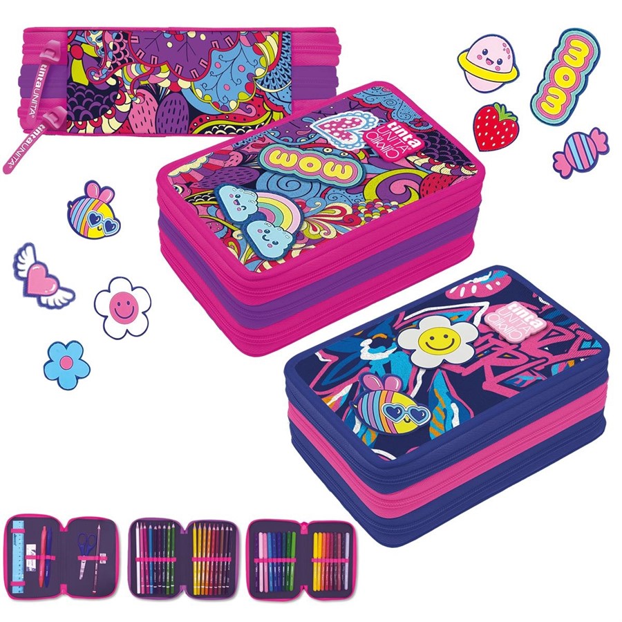 ASS.TO ASTUCCIO 3ZIP CRAZY GIRL/GIRL POWER TU CLICK 2026