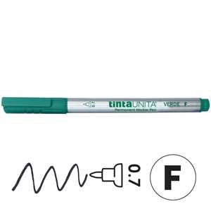MARKER PEN VERDE PUNTA FINE 0,7MM TINTAUNITA