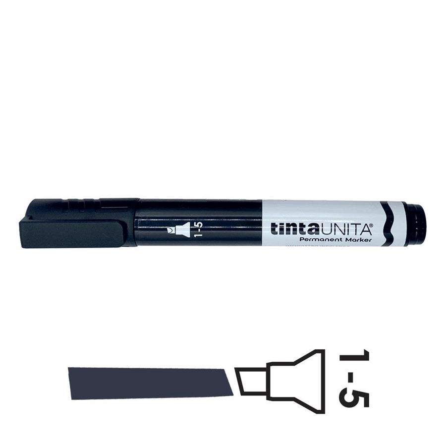 PERMANENT MARKER NERO PUNTA SCALPELLO TINTAUNITA