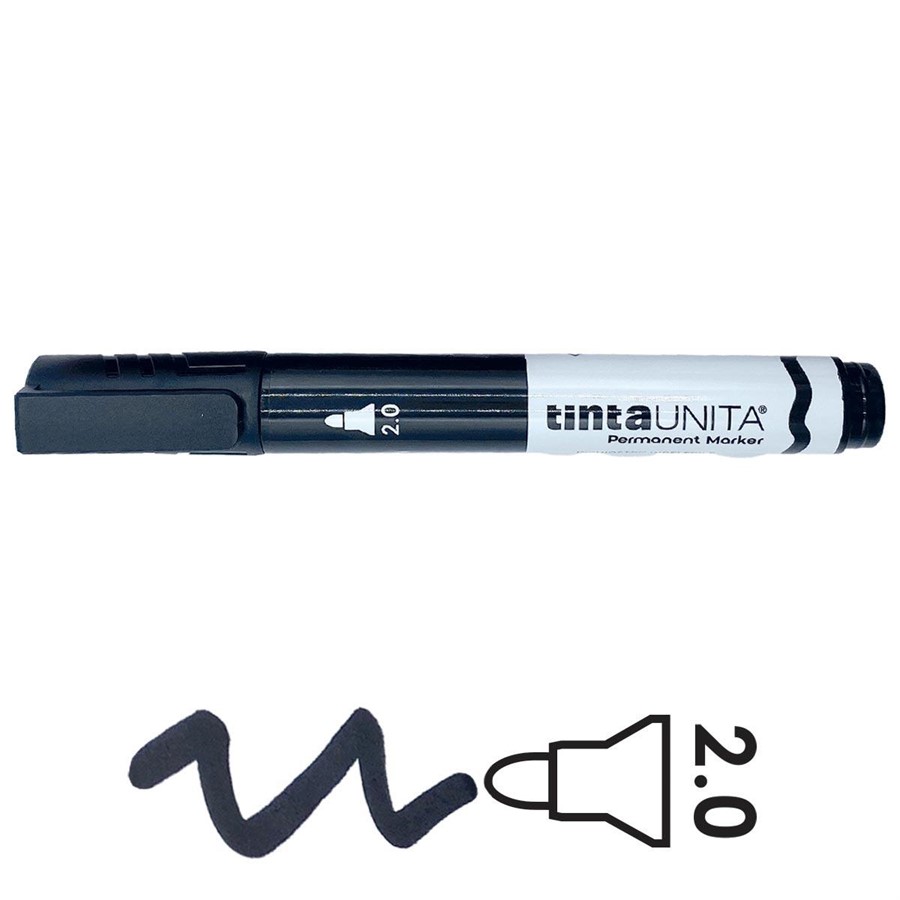 PERMANENT MARKER NERO PUNTA TONDA TINTAUNITA