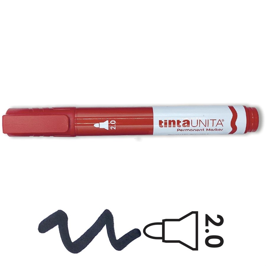PERMANENT MARKER ROSSO PUNTA TONDA TINTAUNITA