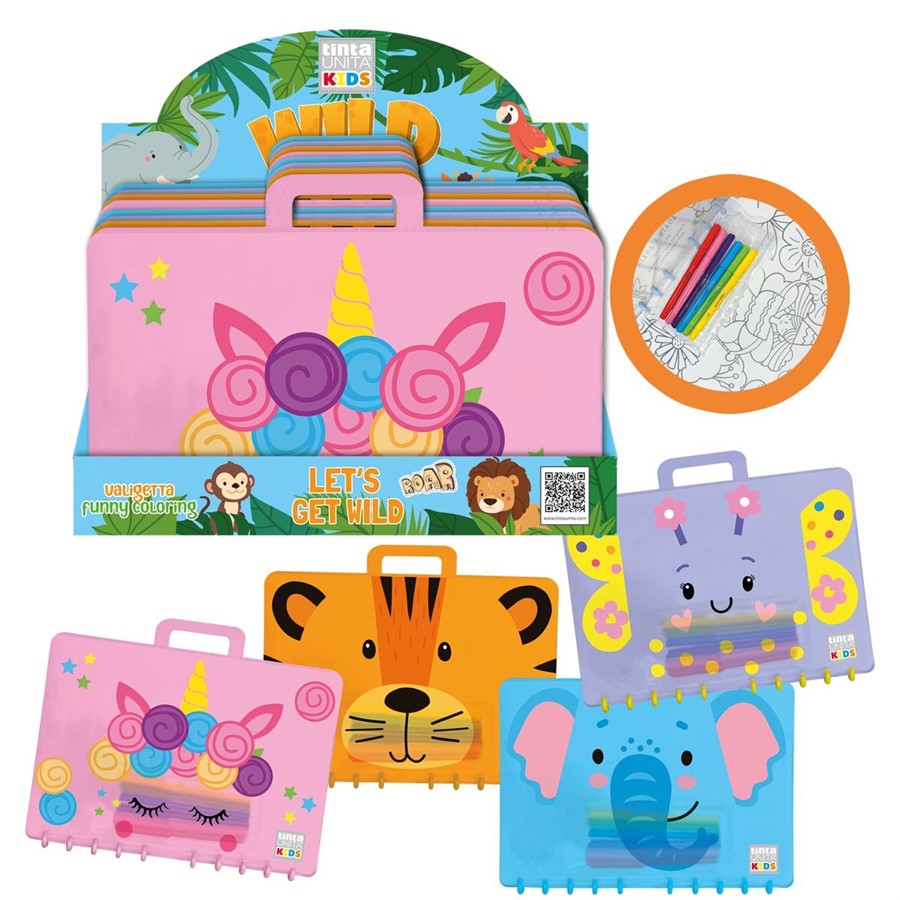 DISPLAY VALIGETTA FUNNY COLORING 6FF E 6 PENNARELLI TU KIDS 2026