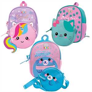 ASS.TO ZAINETTO 2 IN 1 BORSETTA E TRACOLLA REMOVIBILE TU KIDS 2026