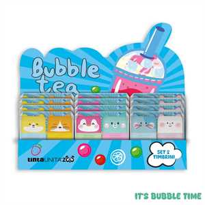 DISPLAY 12PZ SET DA 2 TIMBRINI MINI TINTAUNITA ZOO BUBBLE TEA 2026