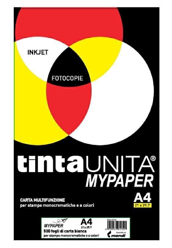 CARTA FOTOCOPIE A4 MYPAPER RS.500FF. 75GR TINTAUNITA