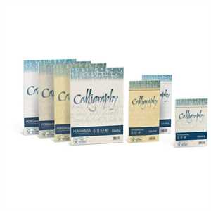 BUSTA Calligraphy PERGAMENAcm11x22 PERLA pz25