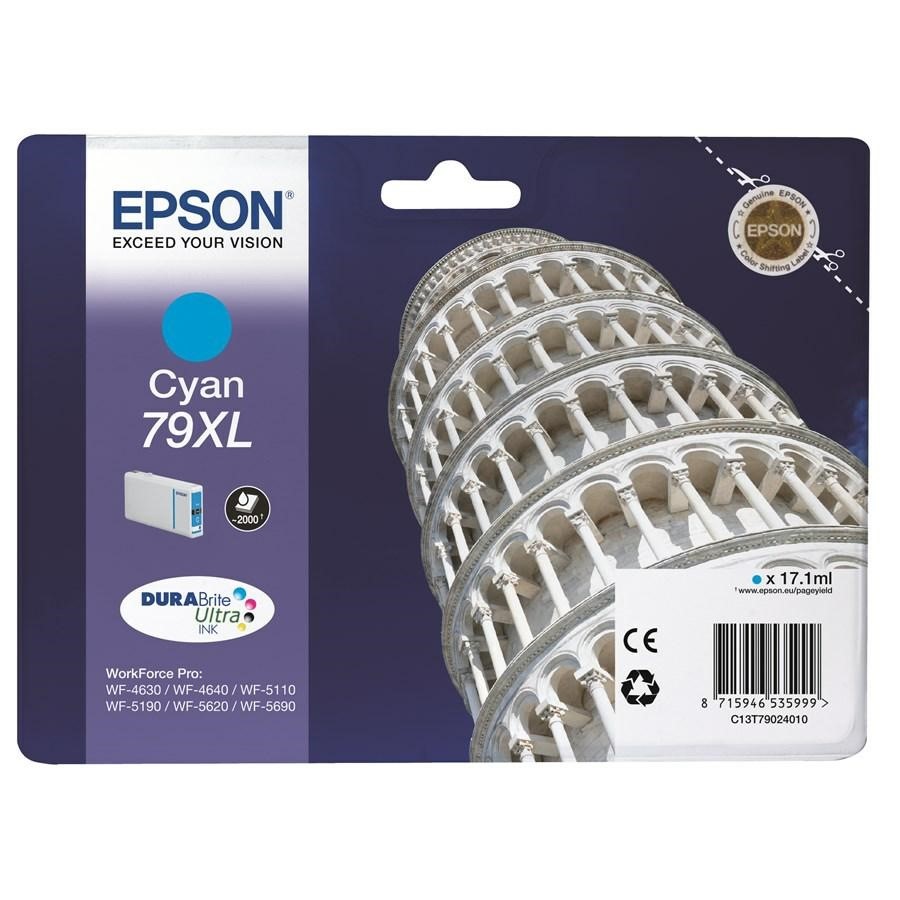 EPSON INK-JET CIANO WF-5190 79XL COMPATIBILE