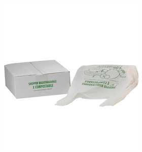 SHOPPER Cm.30+9+9X60 Gr.13 PZ.500   BIO-COMPOST