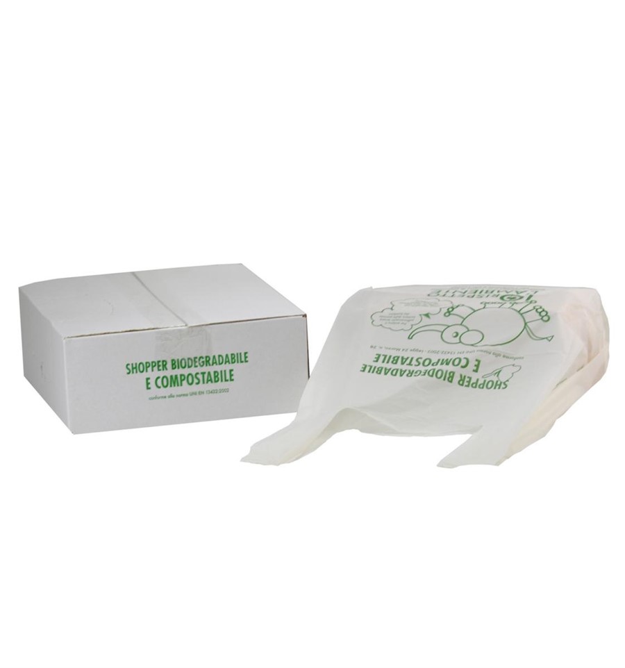 SHOPPER Cm.30+9+9X60 Gr.13 PZ.500   BIO-COMPOST