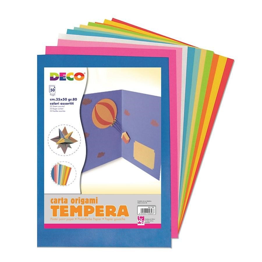 Carta ORIGAMI cm35x50 f50 Assortita