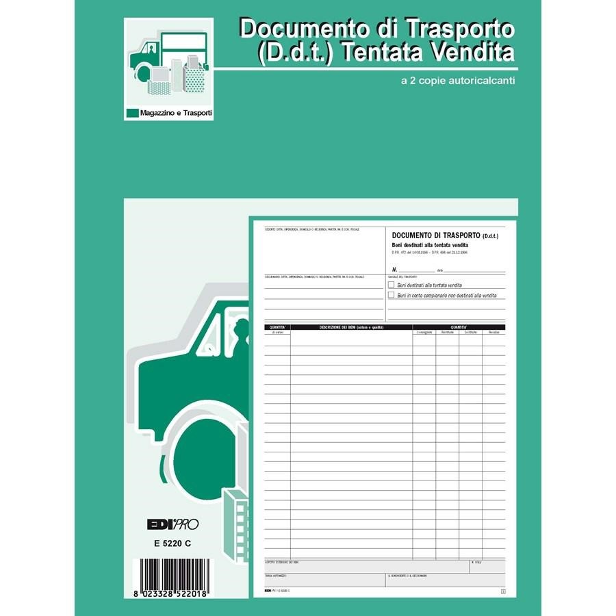 Blocco DDT tentata vendita