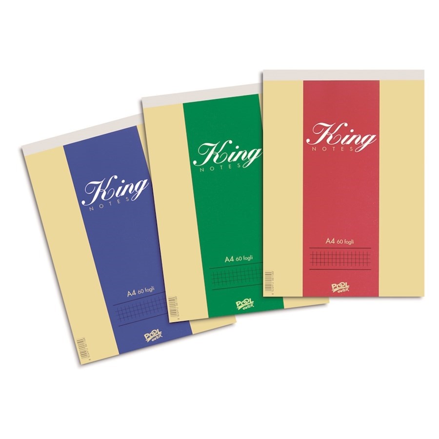 Blocco Notes KING A5 15x21 f60 POOL OVER