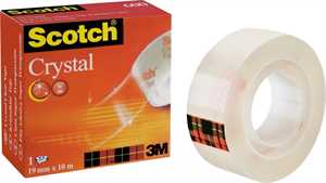 NASTRO ADESIVO 19x33 CRYSTAL 600 SCOTCH 3M