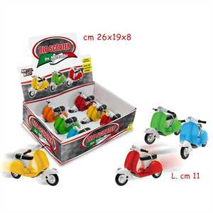 VESPINA RET.4 COLORI DISPLAY SCALA  1:43 L. CM11
