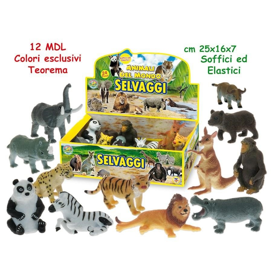ANIMALI SAVANA SOFT 12 MODELLI ASS.