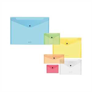 Busta A4 con bottone ASSORTITO PPL ARCHIVIA