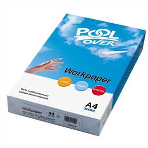 Carta Fotocopie A4 WORKPAPER RS.500FF. 80GR. TINTAUNITA