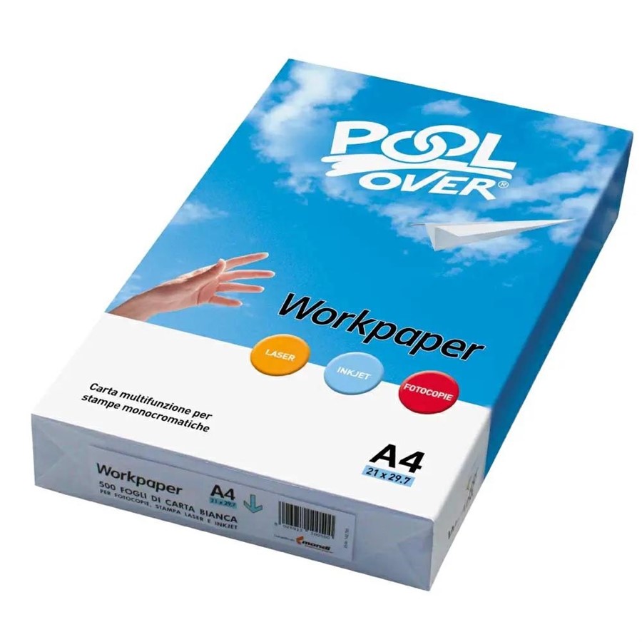 Carta Fotocopie A4 WORKPAPER RS.500FF. 80GR. TINTAUNITA