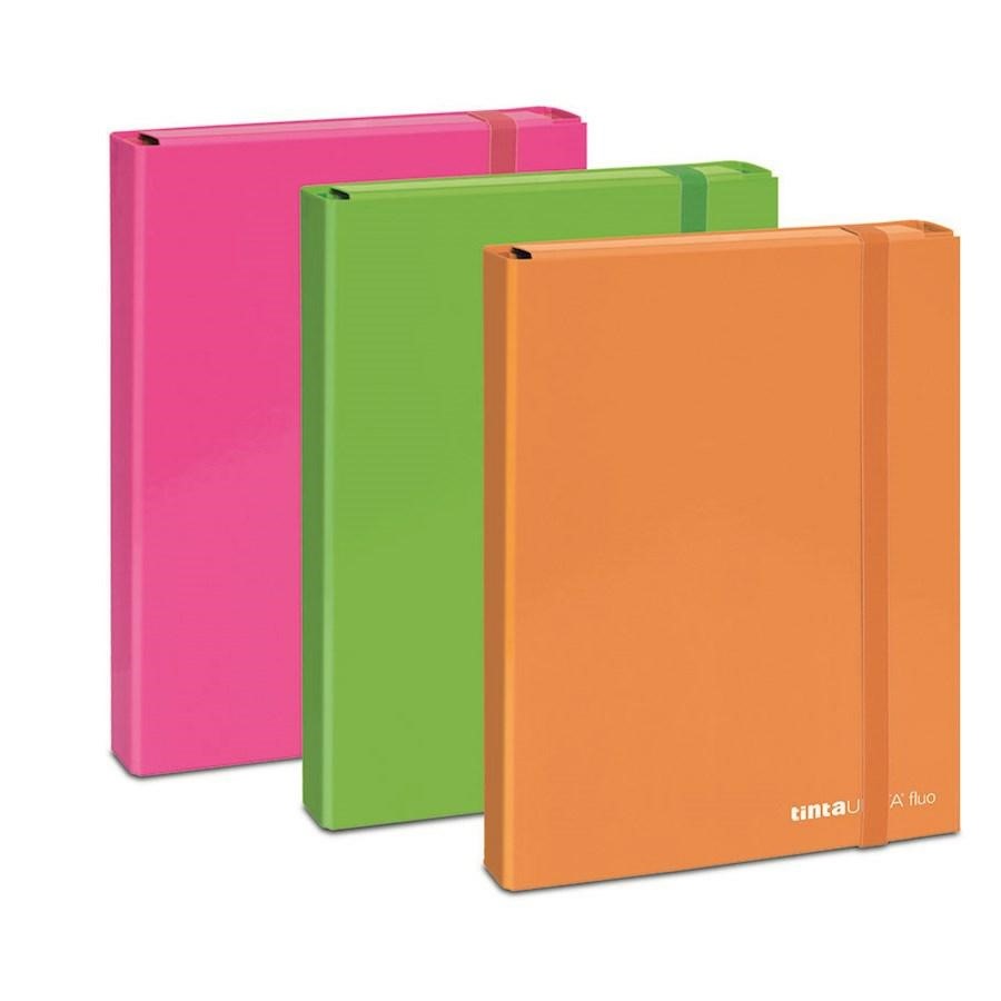 CARTELLA  3Lembi cm3 FLUO con elastico TintaUNITA