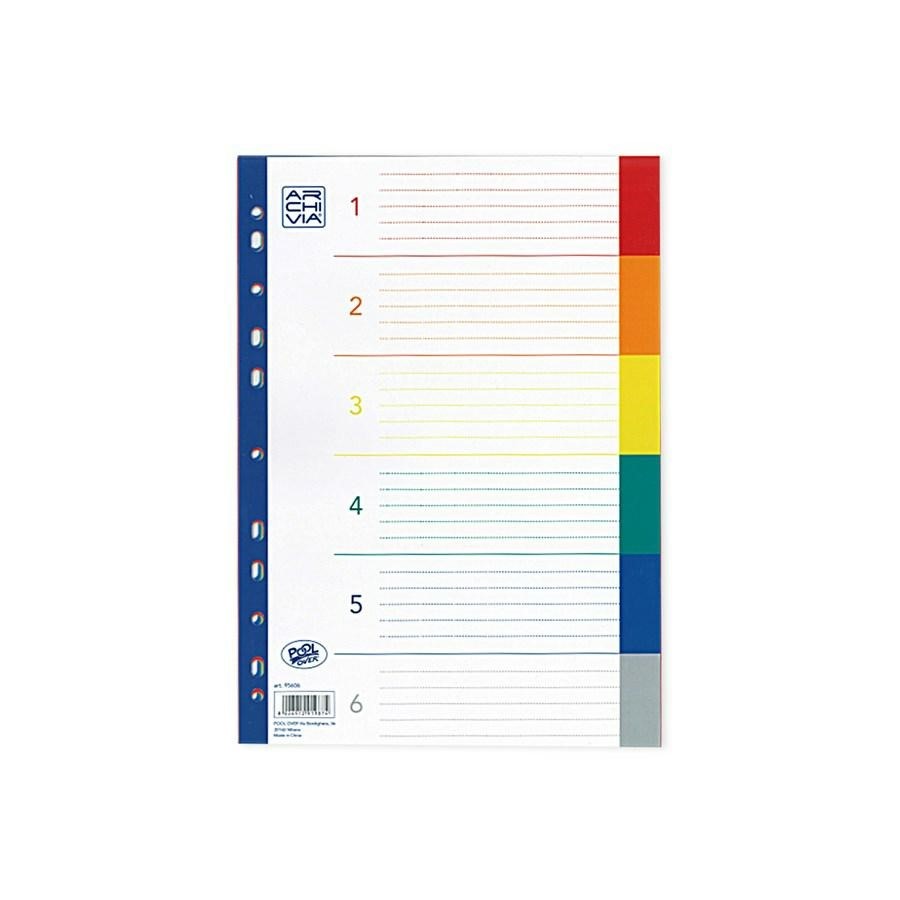 Intercalare PPL 6Tacche A4 ARCHIVIA