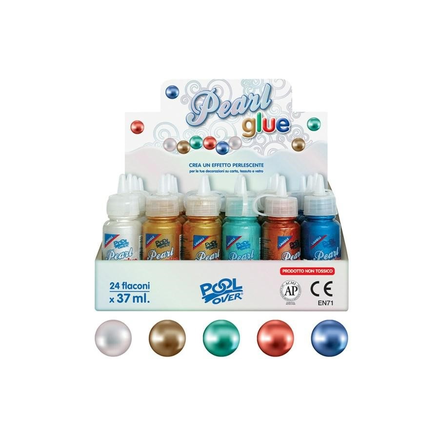Expo Colla GLITTER PERLESCENTE PZ.24 (barattolo)
