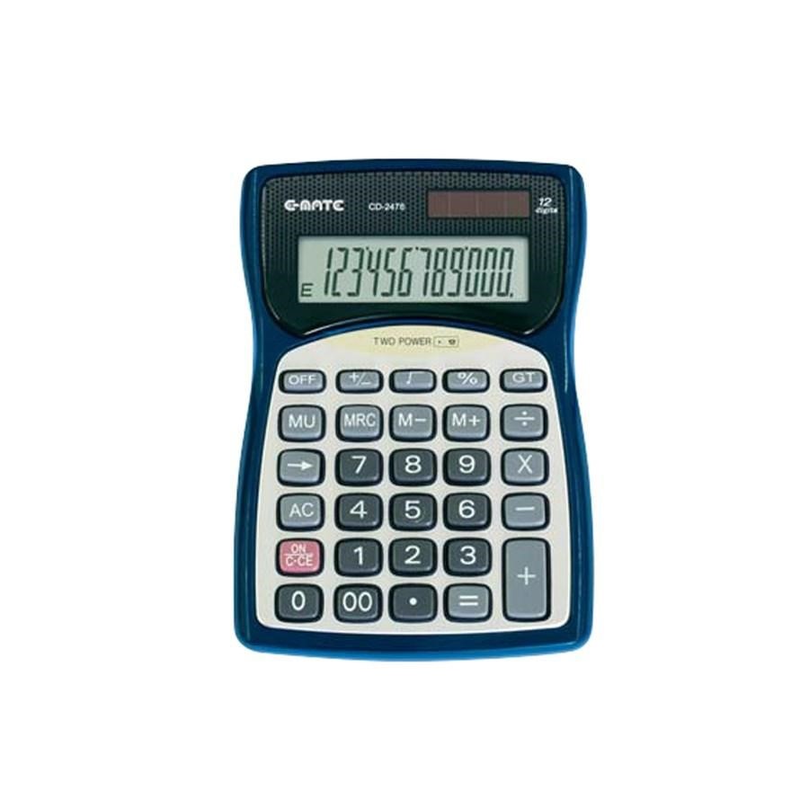 Calcolatrice 12 cifre da Tavolo DTK-476 80X120X16 EMATE (CD2476)