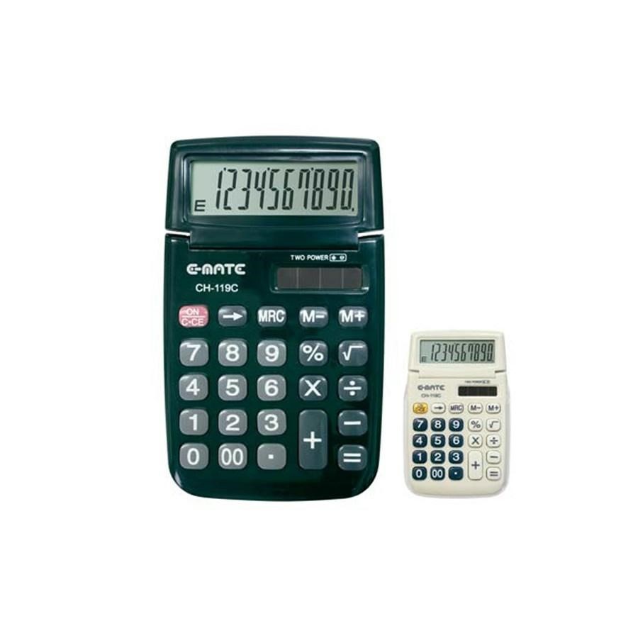Calcolatrice 10 cifre PKT-19 70X115X8 EMATE (CH 119C)