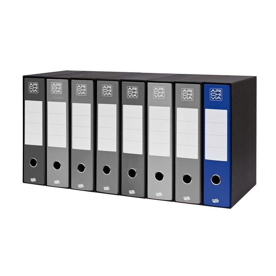 Registratore PROTOCOLLO Blu Dorso 8