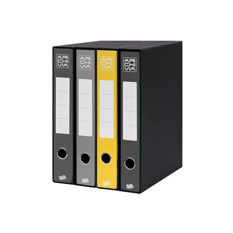 Registratore PROTOCOLLO MIGNON Giallo Dorso 5